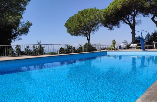 Ercolano Apartment | Ocean View Retreat with Pool and Perfect 10 Rating