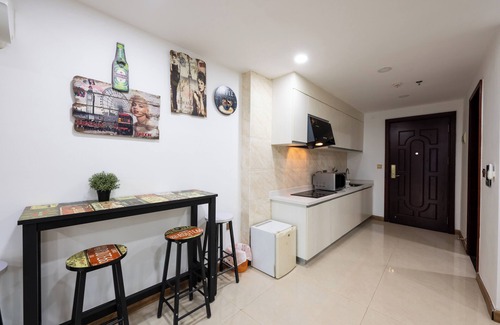 Sangkat Veal Vong Apartment | Discover Olympia City Suite: Family-Friendly with Kitchen