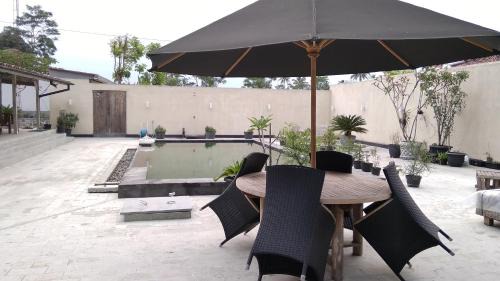 Candi Binangun House | Omah SunFlower: Oceanfront Pool with Breakfast Included