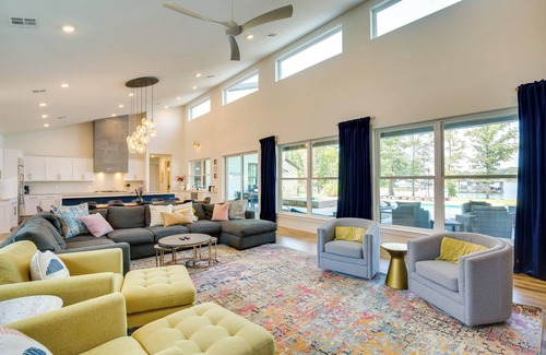 Malakoff House | Elegant Home on Cedar Creek Reservoir with Pool & Spa