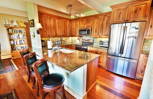 Dillon Condo | Lakefront Escape with Pool, Hot Tub & Scenic Views