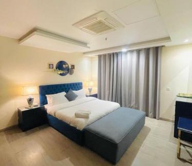 Loralai District Apartment | One Bed Appartment in GoldCrest Mall and residency DHA Lahore