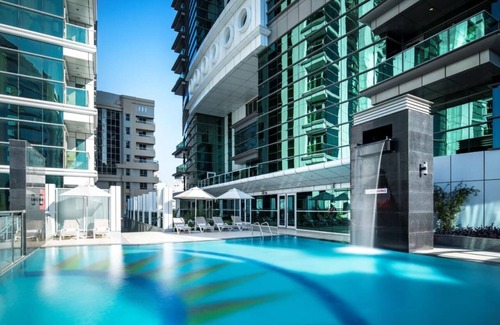 Al Qasimia Apartment | Convenient One Bedroom Suite Steps from Al Nad Park