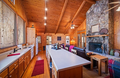 Mentone Cabin | Explore One Oar Missing: Riverfront Retreat with Fireplaces