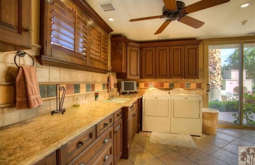 La Quinta House | Elegant PGA West Tuscan Estate with Spa and Pool Amenities