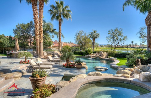 La Quinta House | Elegant PGA West Tuscan Estate with Spa and Pool Amenities