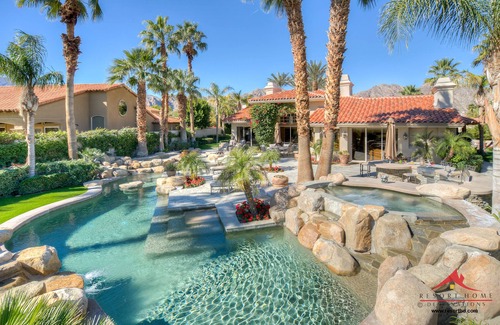 La Quinta House | Elegant PGA West Tuscan Estate with Spa and Pool Amenities