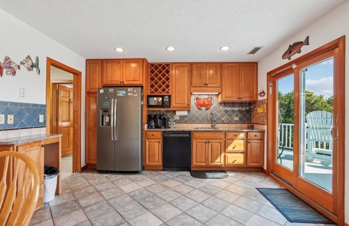 Southern Shores House | Steps to the Beach: Private Pool and Game Room Retreat