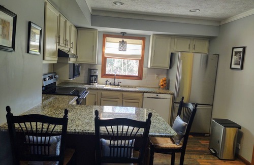 Saugatuck House | Pet-Friendly Retreat with Pool Steps from Town and Lake