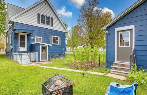 Ontonagon Cottage | Cozy Ontonagon Home w/ Fire Pit - Steps to the Beach!
