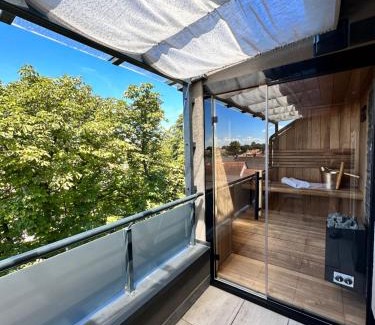 Keszthely Apartment | Guest Rated 10/10: Onyx Luxury Apartment with Sauna