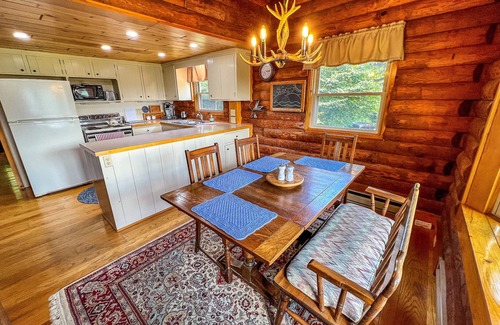 Lansing Cabin | Perfect Retreat: MountainTop Meadows with Hot Tub & Views