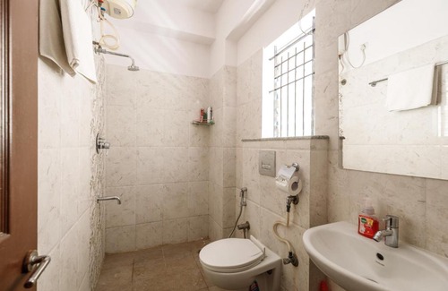 Vyalikaval HBCS Layout House | Modern Open Terrace Penthouse with Smart Lighting Access
