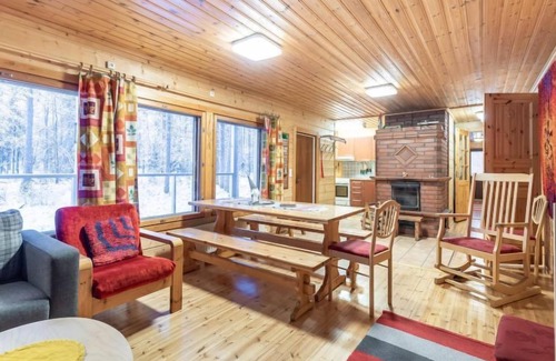 Akaslompolo House | Relax at Oravanpesä by Interhome with Lake View & Spa