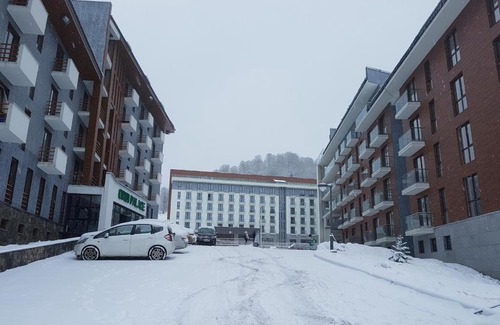 Bakuriani Apartment | Relax at Orbi Palace Bakuriani with Pool and Family Amenities