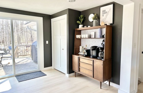 Fish Creek House | Inviting Retreat with Private Trails & Cozy Fire Pit