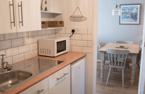 Mevagissey Apartment | Orchards Apartment: 1 Bedroom with Garden & Ocean View