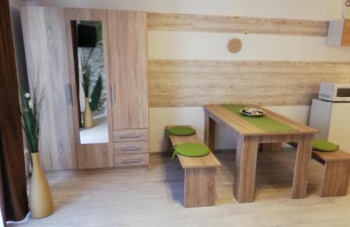 Harkany Apartment | Family-Friendly Orchidea Apartment with Kitchen Amenities