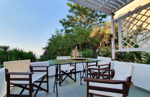 Lagoudi Zia House | Orea Ellas - Apollon Studio with Breathtaking Sea Views