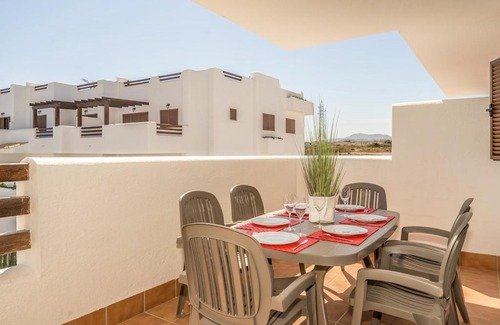 Mar de Pulpi Apartment | Discover Oregano: Family-Friendly 4-Star Retreat with Pool