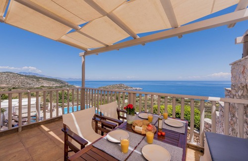 Korithi Villa | Relaxing Orfos Villas: Private Beach & Ocean Views Await