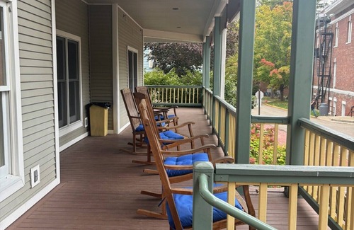 Chautauqua Condo | Originally built in Chautauqua Institution in 1890, the original St. Elmo Hotel building was torn down and rebuilt as a residential condominium. It now offers the convenience of an elevator