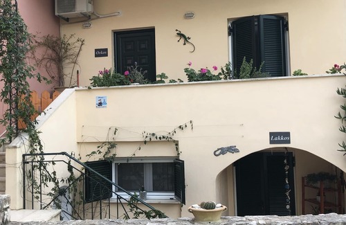 Lakka Apartment | Relaxing Orkos Studio with Pool Near Lakka's Charm