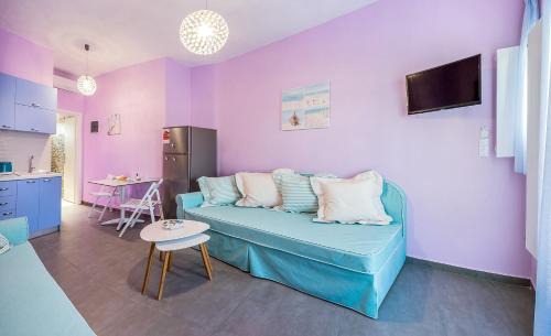 Ormos Panagias Apartment | Oceanfront Ormos View Apartments: Rated 9.6/10 by Guests