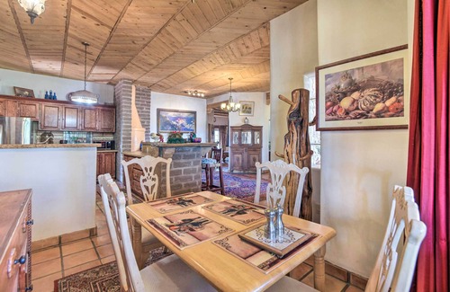 Santa Fe House | Elegant Santa Fe Adobe Retreat with Gazebo & Spa Amenities