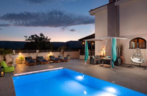 South Rhodes Villa | Oceanfront Ospition Villa: Rated 10/10 with Pool Access