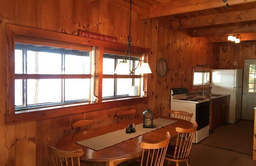 The Bays Cottage | Ossipee Lake Waterfront Cottage with Private Beach & Views