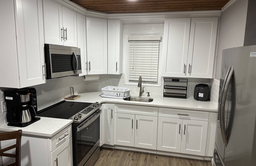 East Patchogue Apartment | Oceanfront Escape: Otis by the Beach with Living Room Retreat