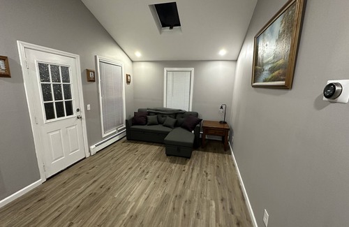 East Patchogue Apartment | Oceanfront Escape: Otis by the Beach with Living Room Retreat
