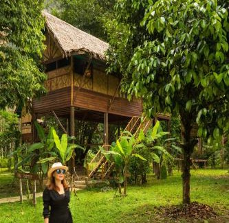 Khlong Sok Resort | Eco-Friendly Jungle Camp with Pet Amenities and Hot Tub