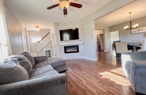 Cedar Falls House | Relaxing Outdoor Oasis with Hot Tub and Private Deck