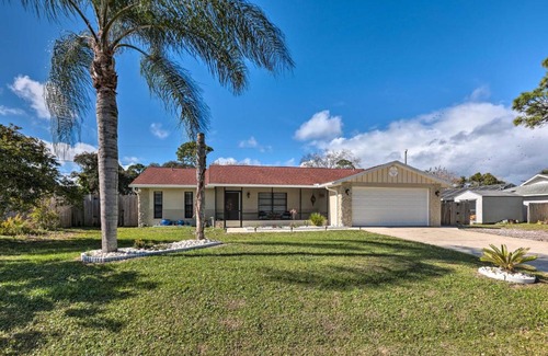 Florida Shores House | Idyllic Edgewater Retreat with Private Pool and Ocean View