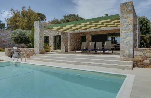 Plomari House | Ouzo Stone House 1: Private Pool & Ocean View Retreat