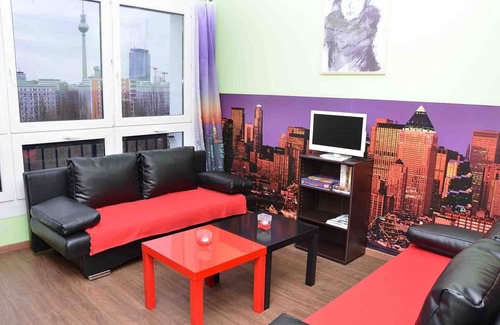 Friedrichshain Apartment | Experience City Views at Over the Roofs + Alex Hotel