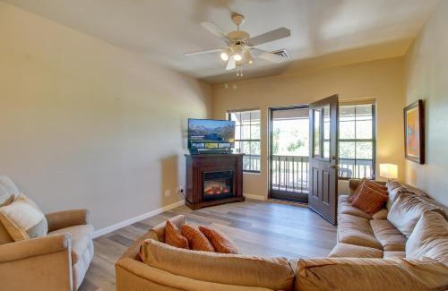 Heber Apartment | Bright Condo Retreat with Private Balcony for Family Fun