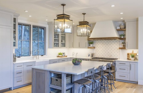 Mountain Village House | Overlook Haus: Mountain Oasis with Hot Tub & Fire Pit