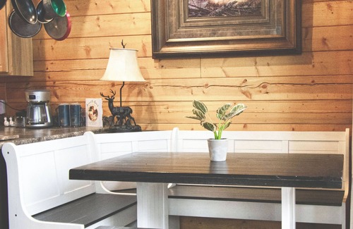 Saint Mary's Cabin | Overlook Lodge - Hot Tub, Fireplace & Private Creek. Family-Friendly!