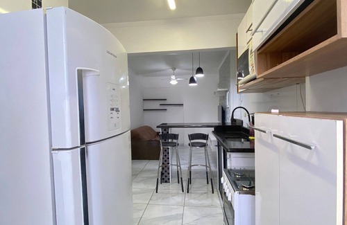 Sao Vicente Apartment | Pé na Areia Praia do Gonzaguinha