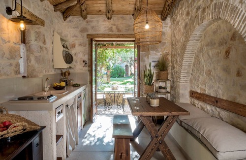Neromilos House | Top-Rated Paliokaliva Village with Oceanfront Poolside Bliss