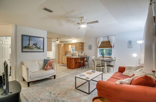 Palm Coast House | Palm Coast Vacation Rental Steps from the Beach with Ocean View