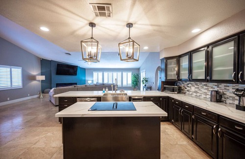 Las Vegas House | Modern 4-Bed Estate with Pool & Hot Tub Near the Strip