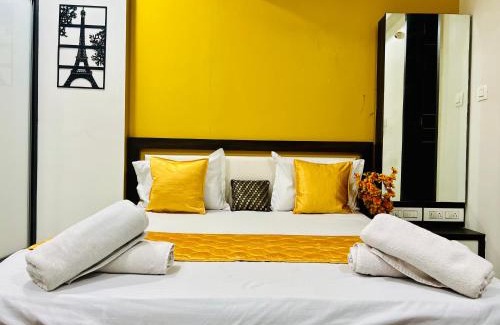 Rajkot Apartment | Sky Terrace Palm Suite at Fortune Serenity with Pool & Spa