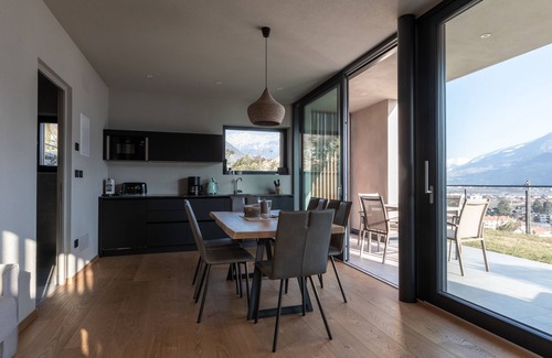 Lana Ski Chalet | Panorama Chalet: Private Terrace with Ocean View Amenities