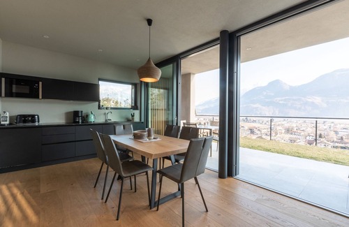 Lana Ski Chalet | Panorama Chalet: Private Terrace with Ocean View Amenities