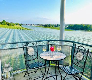 Ravensburg Apartment | Scenic Panorama Domizil Ravensburg with Alpine View Balcony