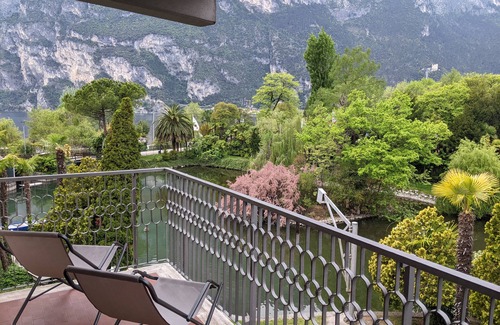 Riva del Garda Apartment | Panorama Lake View: Beachfront Apartment with Ocean Access